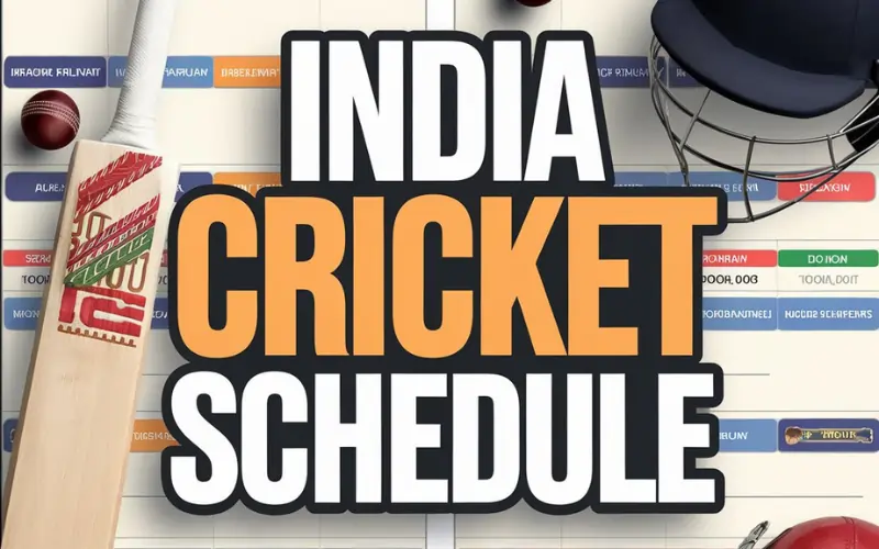 india cricket schedule